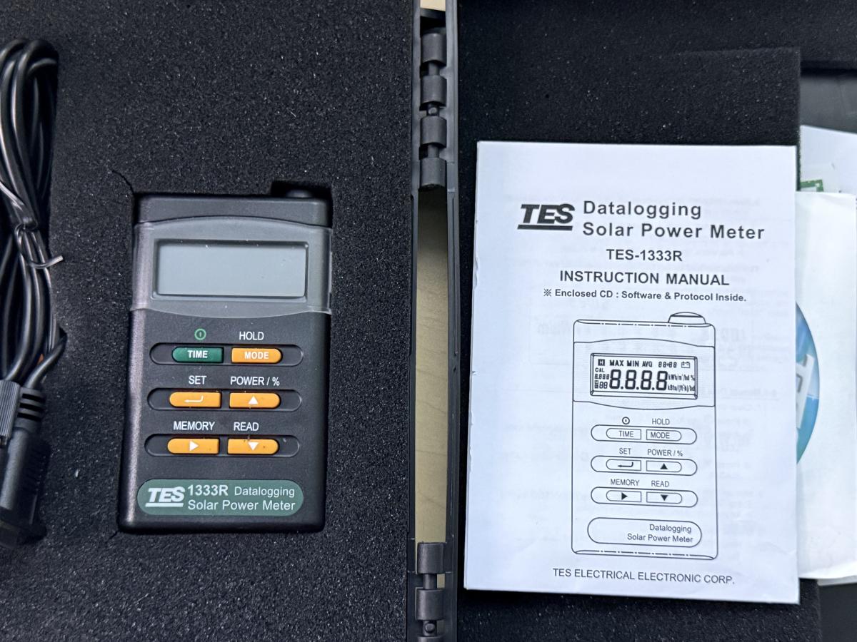 TES-1333R (Solar Power Meter))