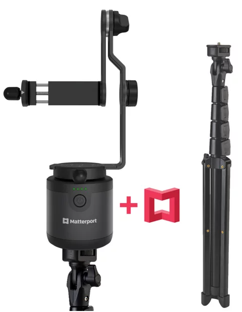 Motorized mount and tripod for 360 3D Scans