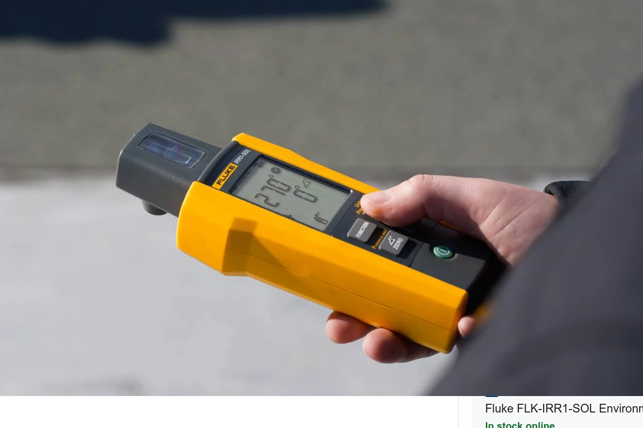Fluke Irradiance Meter