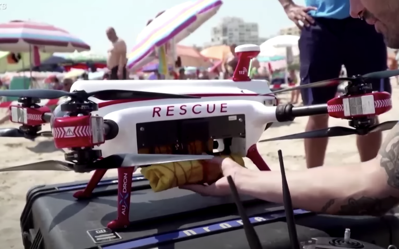 Lifeguard Drone Saves 14-Year-Old Boy in Spain