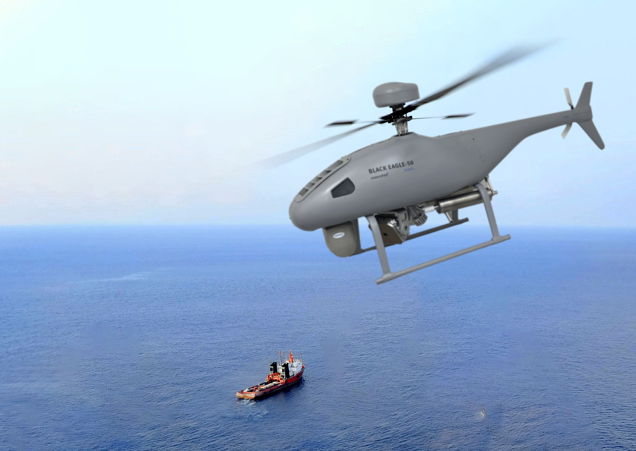 Steadicopter and BIRD Aerosystems Unveil BlackEagle 50H
