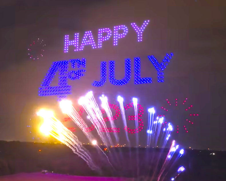 July 4 Drone Show Sets Guinness World Record