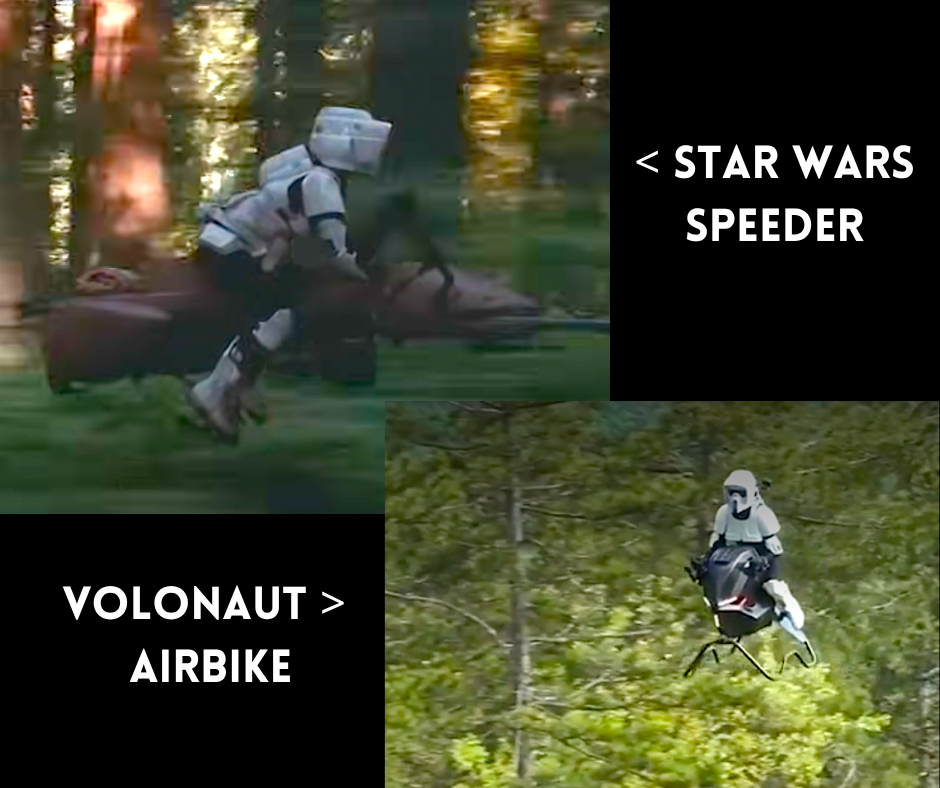VOLONAUT AIRBIKE FLYING MOTORCYCLE