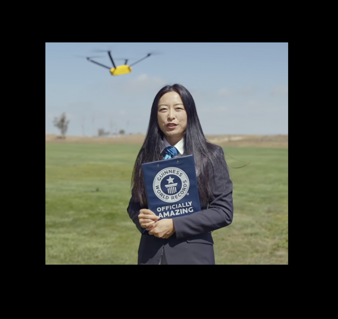 SiFly Q12 drone sets Guinness World Record