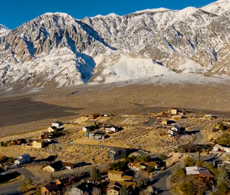 Flying over paradise