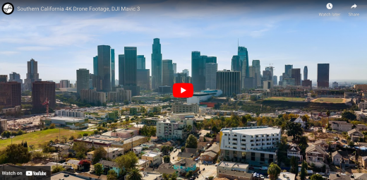Southern California 4K Drone Footage, DJI Mavic 3