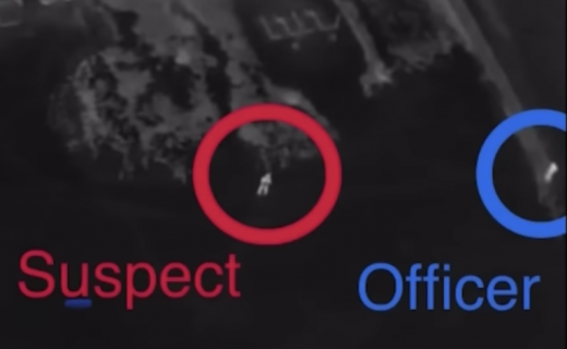 Police Drone Uses Infrared Camera to Track suspect