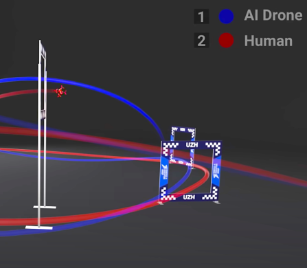 AI Racing Drone Whips Human Competitors