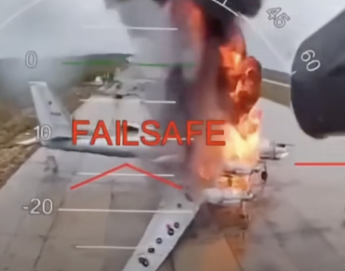 Ukraine Shares Footage of Drone Attack on Russian Airbases