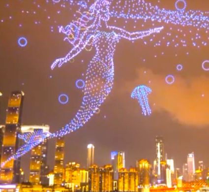 WHen is a drone show more than a drone show