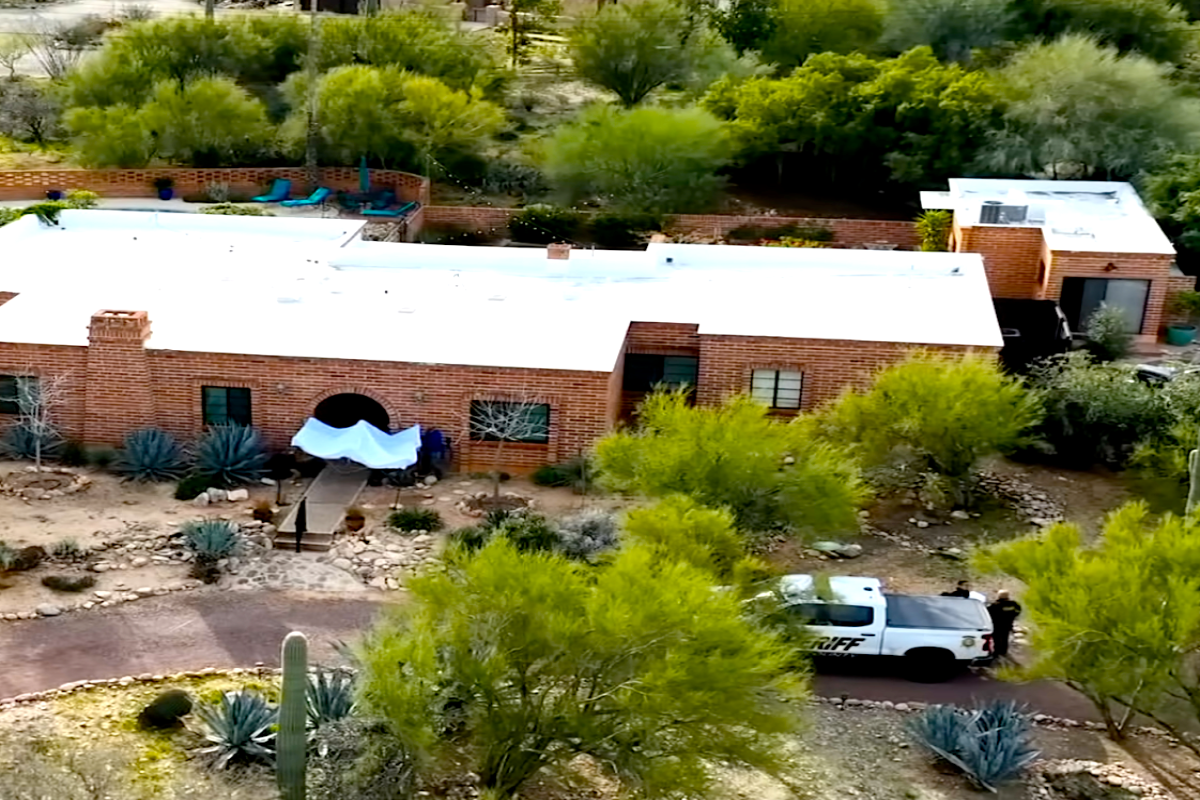 Drone Footage of Nancy Guthrie's Home