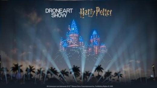 Harry Potter brings a first-of-its-kind open-air drone spectacle to selected cities worldwide