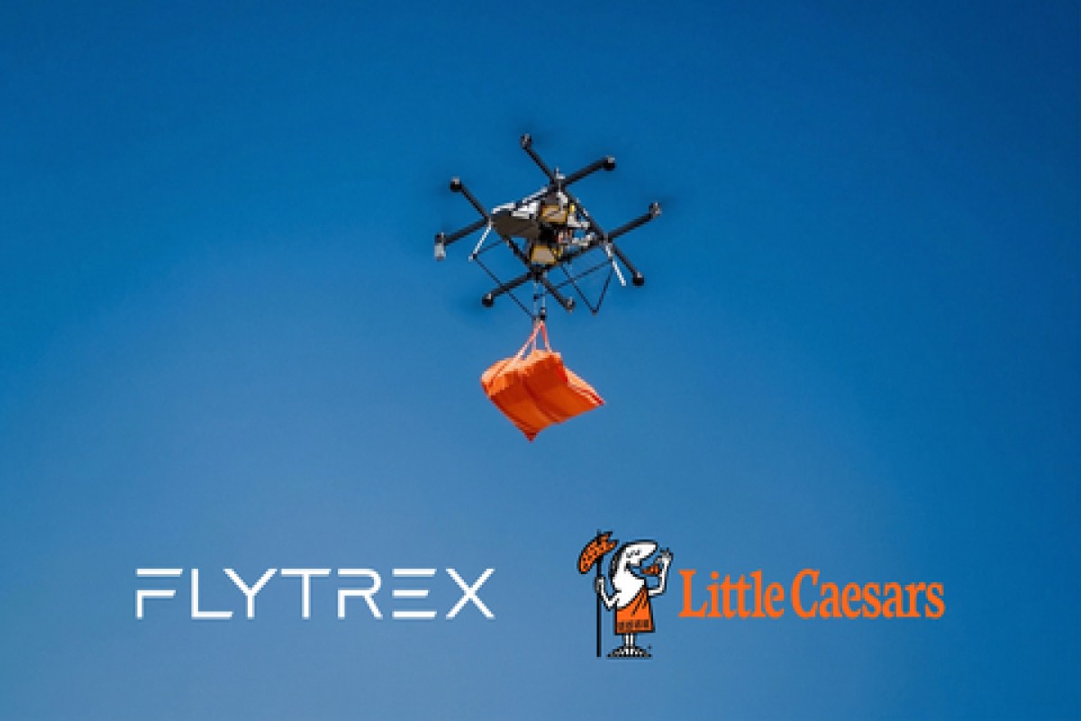 Flytrex and Little Caesars Can Now Deliver Two Large Pizzas to Your Door