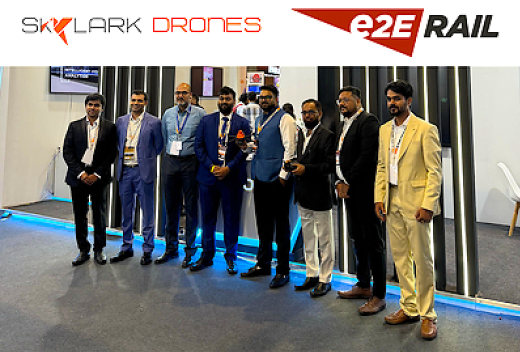 Skylark Drones and e2E Rail to Advance AI-Powered Drone Intelligence for Railway Infrastructure