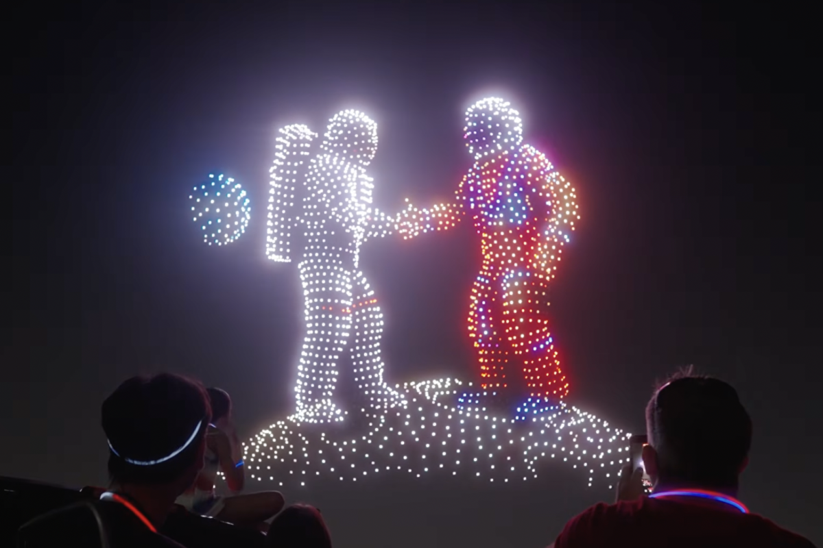 Celebrating American's 250th Birthday with Drone Extravaganzas