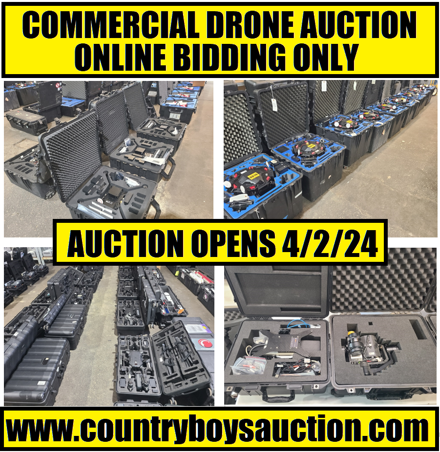 AUCTION - Commercial Drone Equipment